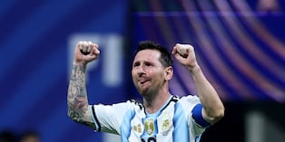 Lionel Messi. (Photo by Thomas COEX / AFP)