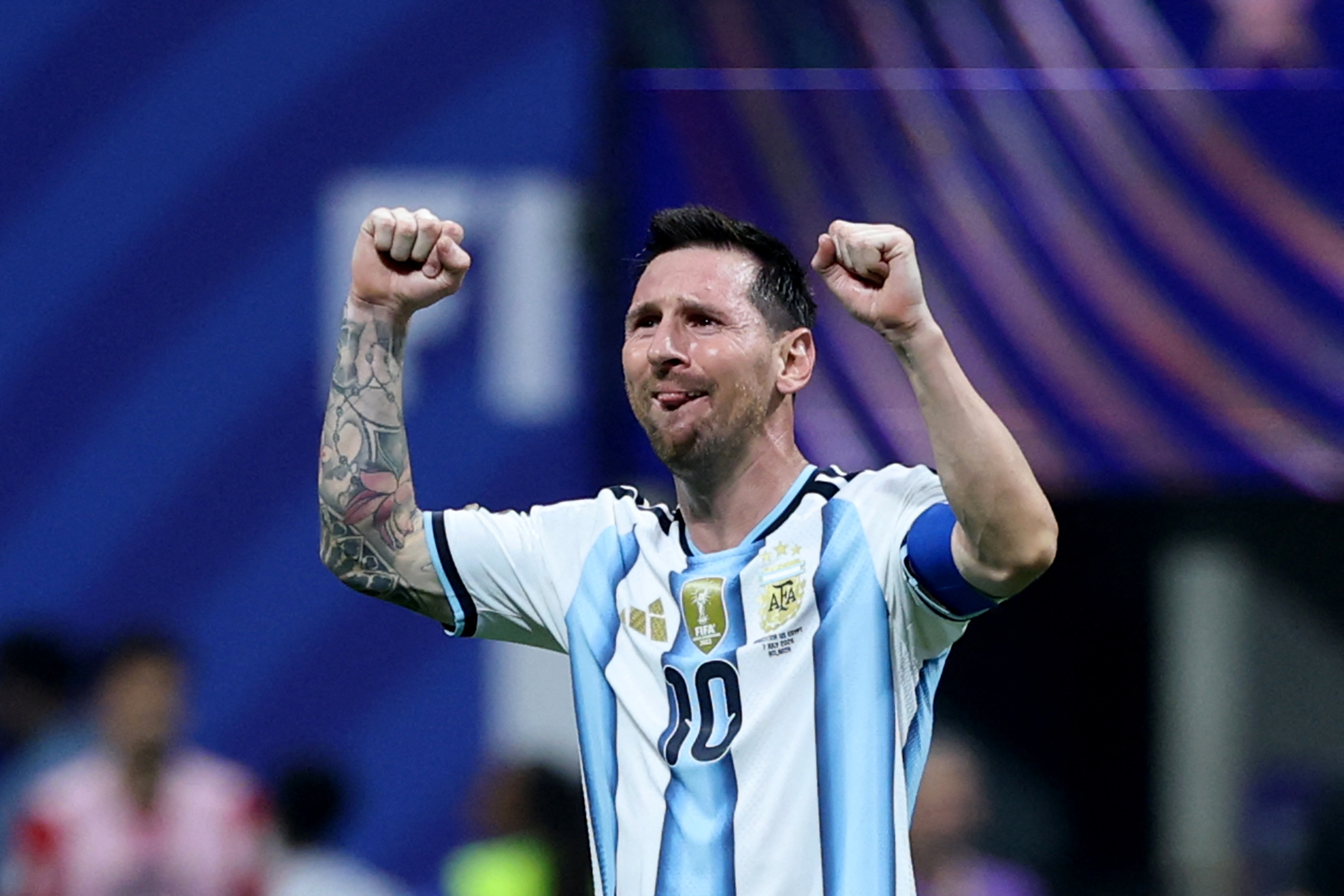 Lionel Messi. (Photo by Thomas COEX / AFP)