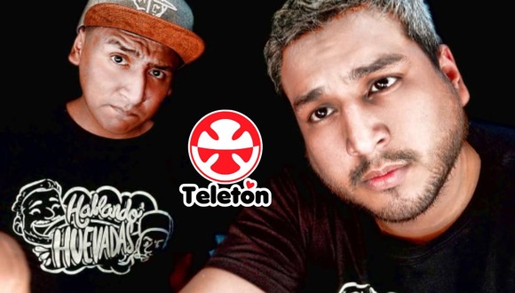 Jorge Luna y Ricardo Mendoza de "Hablando ***" se presentaron en la Teletón 2023 fiel a su estilo