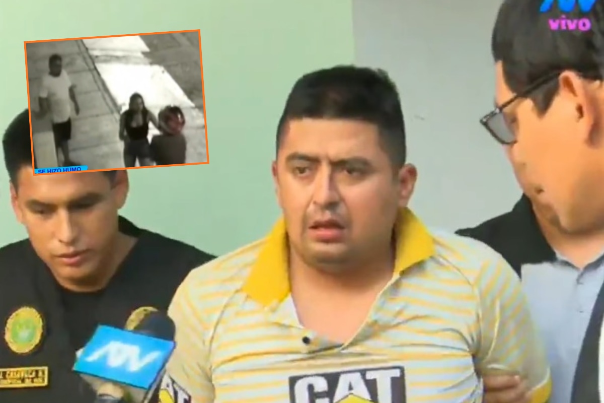 Suboficial que disparó a civil en Los Olivos fue atrapado por las autoridades oculto en distrito de Santa Rosa. (Captura Ocurre Ahora)