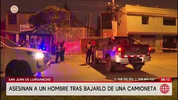 Hombre fue lanzado de una camioneta. Foto: América noticias