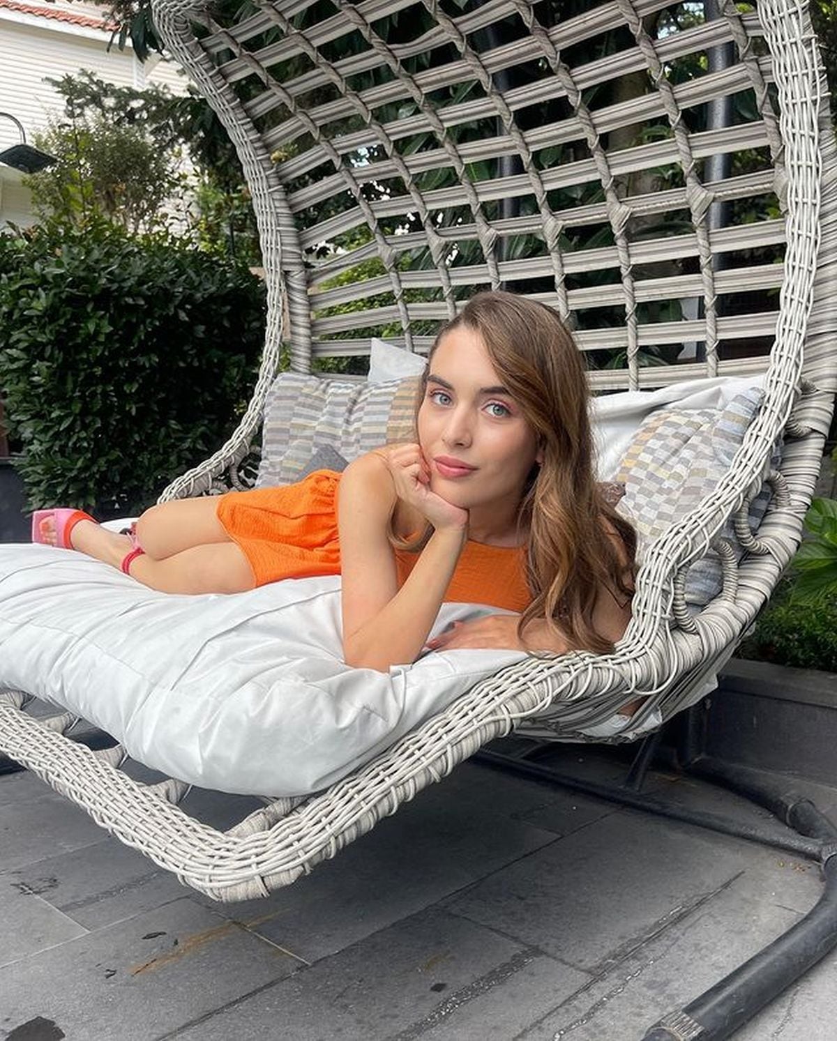 En 2022 grabó la novela "Tozluyaka" (Foto: Çağla Şimşek / Instagram)