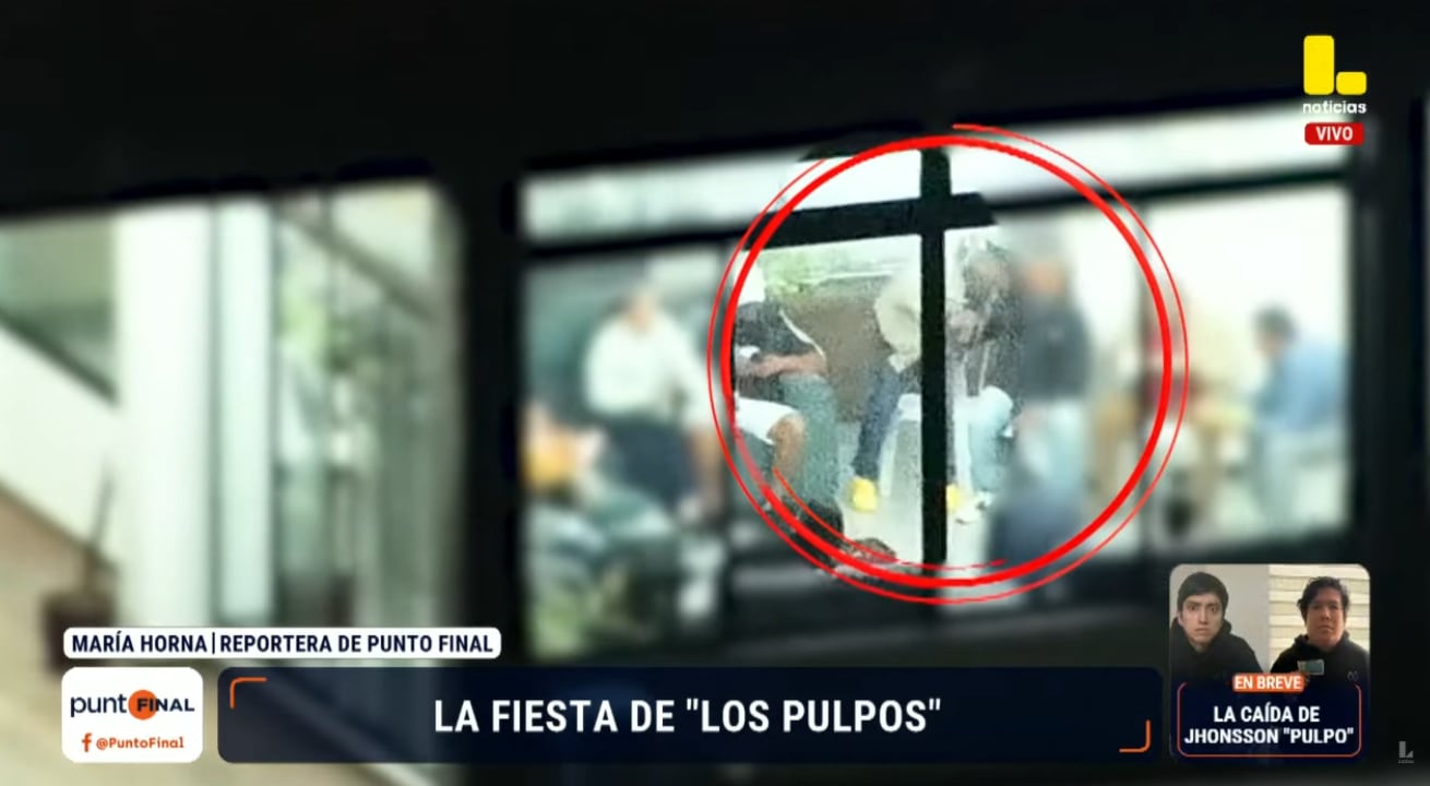 Jhon Cruz Arce, quien era líder de 'Los Pulpos', celebrando su liberación luego de 18 años en el penal de Challapalca.