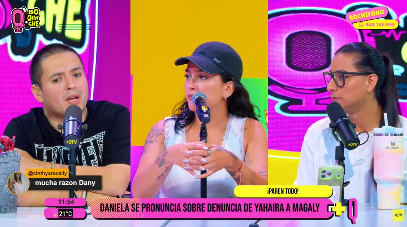 Daniela Darcourt cree que es un exceso las garantías personales proporcionadas a Yahaira Plasencia contra Magaly.