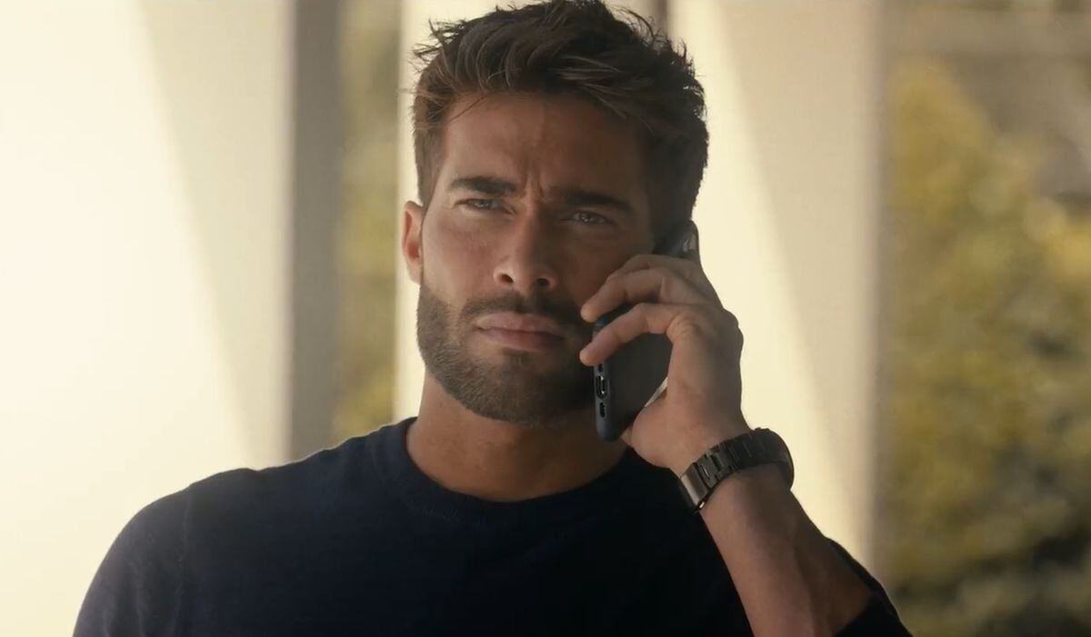 Rodrigo Guirao como Francisco Javier del Río en "Juego de mentiras" (Foto: Telemundo)