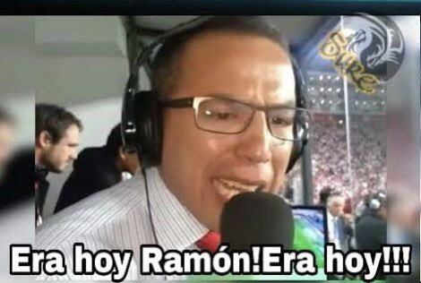 Alex Valera no se salvó de los memes luego de su gol de penal. Foto: Captura.
