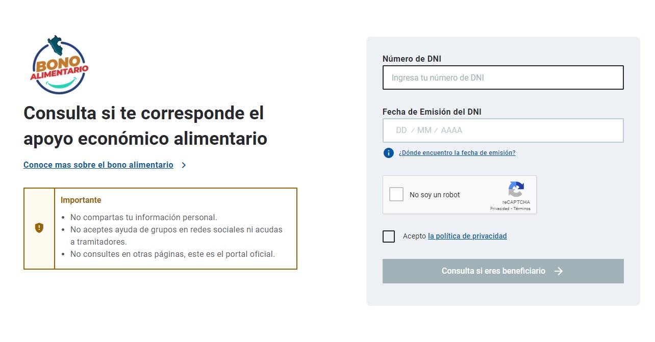 Ingresar los datos personales (Foto: Captura de pantalla)