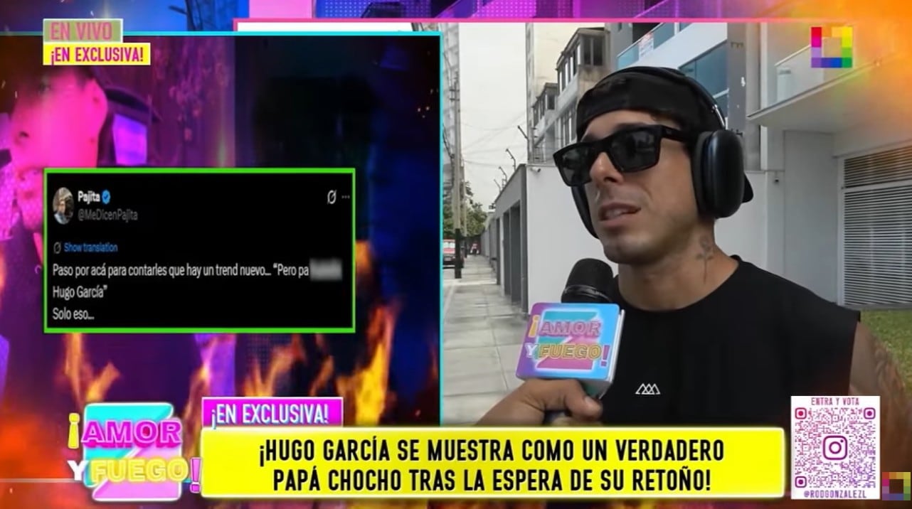 Hugo García está emocionado por el embarazo de Isabella.