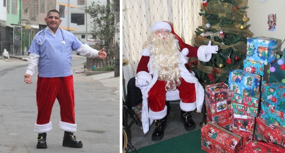 Conoce la historia del Papá Noel de Comas. (Foto: Trome)