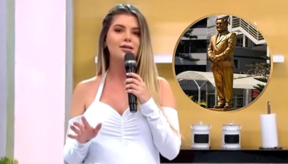 Brunella Horna se molesta en vivo