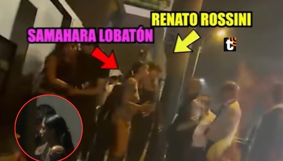 Samahara y Renato Rossini Jr. pasan la noche juntos tras ser captados muy cariñosos en plena juerga