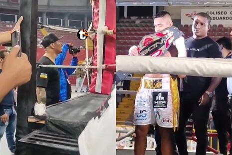 La Pantera Zegarra y Jonathan Maicelo estuvieron frente a frente en el mismo ring en una Noche de Boxeo 5...