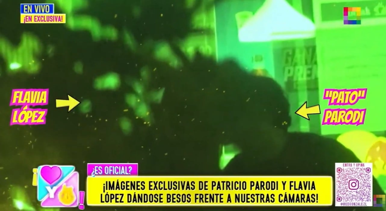 Patricio Parodi y Flavia López protagonizan romántico ampay.