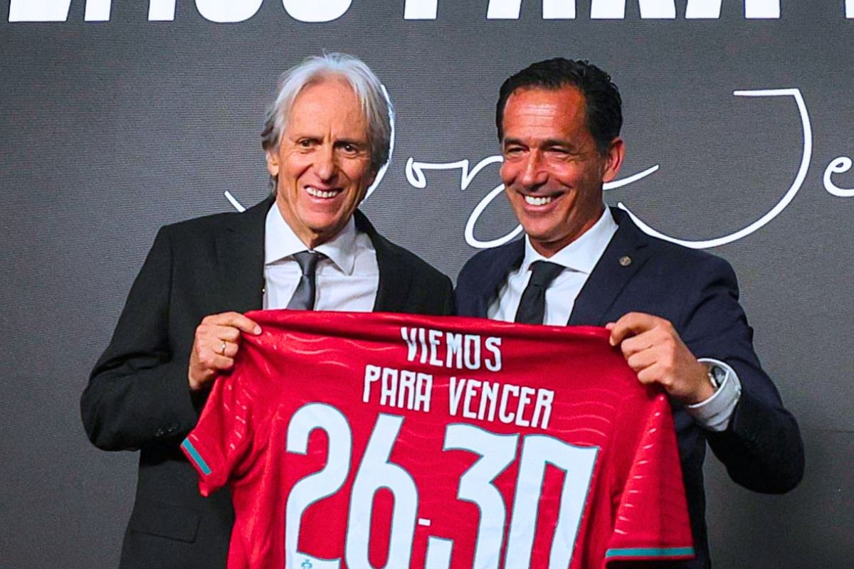 Portugal presentó a Jorge Jesús como su nuevo DT hasta 2030 (Foto: @TribunaExpresso)
