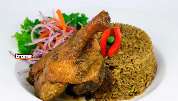 El arroz con pato, una de las delicias de la cocina peruana, especialmente de Chiclayo.  (Isabel Medina / Trome).