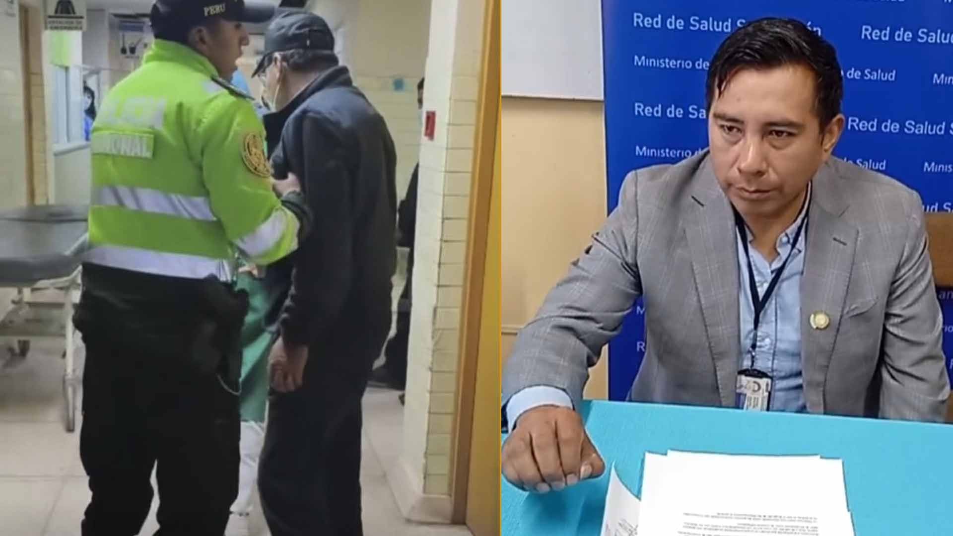 El director del Hospital de Juliaca informó que el médico fue apartado temporalmente de sus funciones.