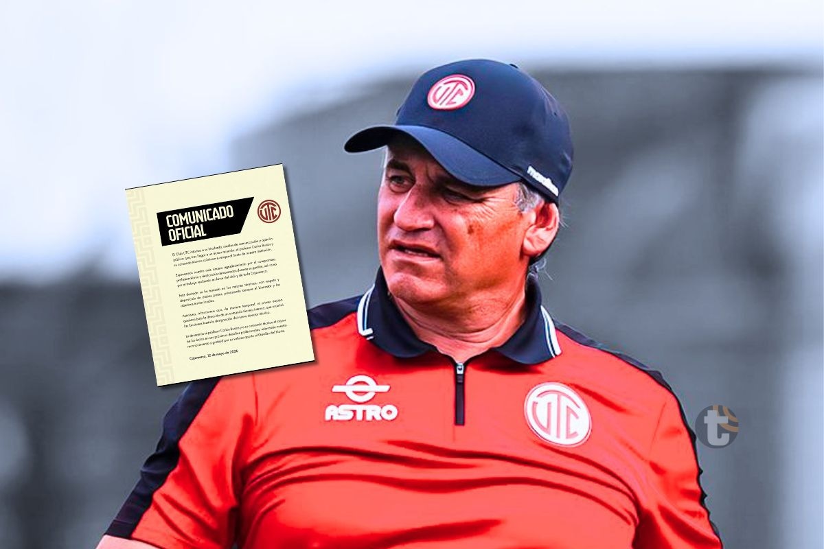 Carlos Bustos deja Cajamarca después de una complicada crisis de resultados (Foto: @Utc)