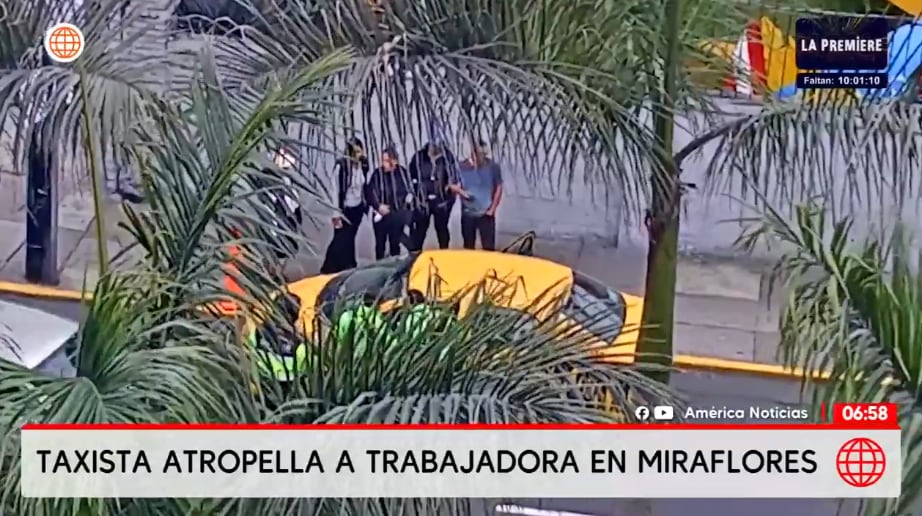 Taxista que atropelló, fue intervenido por la policía y dio positivo en dopaje etílico.