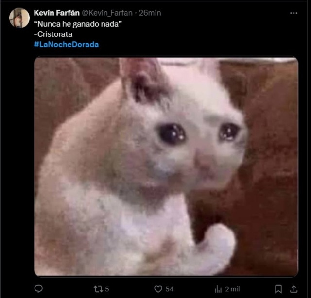 No te quedes sin ver los mejores memes de La Noche Dorada. (Redes sociales)