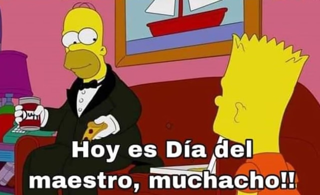 Feliz Día a todos los maestros. (Twitter)