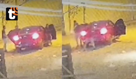 ¡Cámaras captaron el crimen! El preciso momento en el que sicarios acribillaron a su víctima en Carabayll...