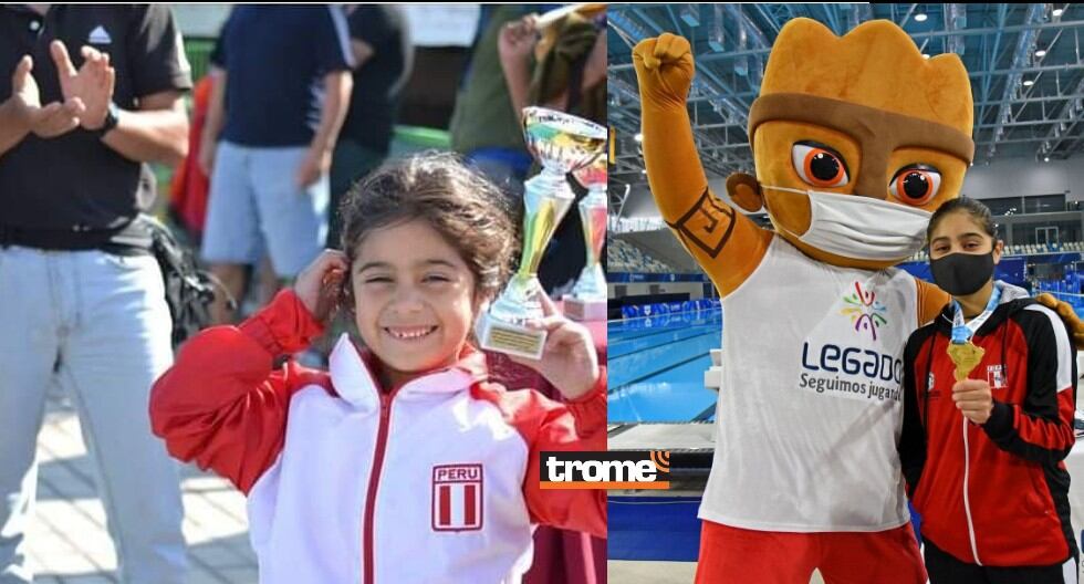 A sus 14 años, Ana destaca como clavadista y acaba de ganar doble medalla de oro para el Perú. Desde pequeña le gustaba el deporte en el agua. (Trome / Legado)