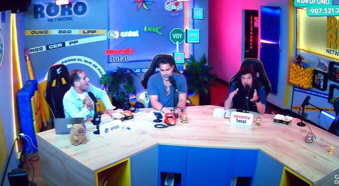 Pablo Saldarriaga, Jhovan Tomasevich y Gabriel Calvo en Nadie se salva