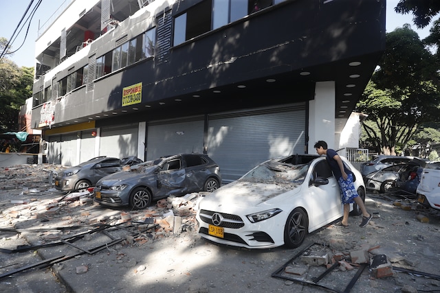 Terremoto en Colombia. Foto: EFE/ Ernesto Guzmán