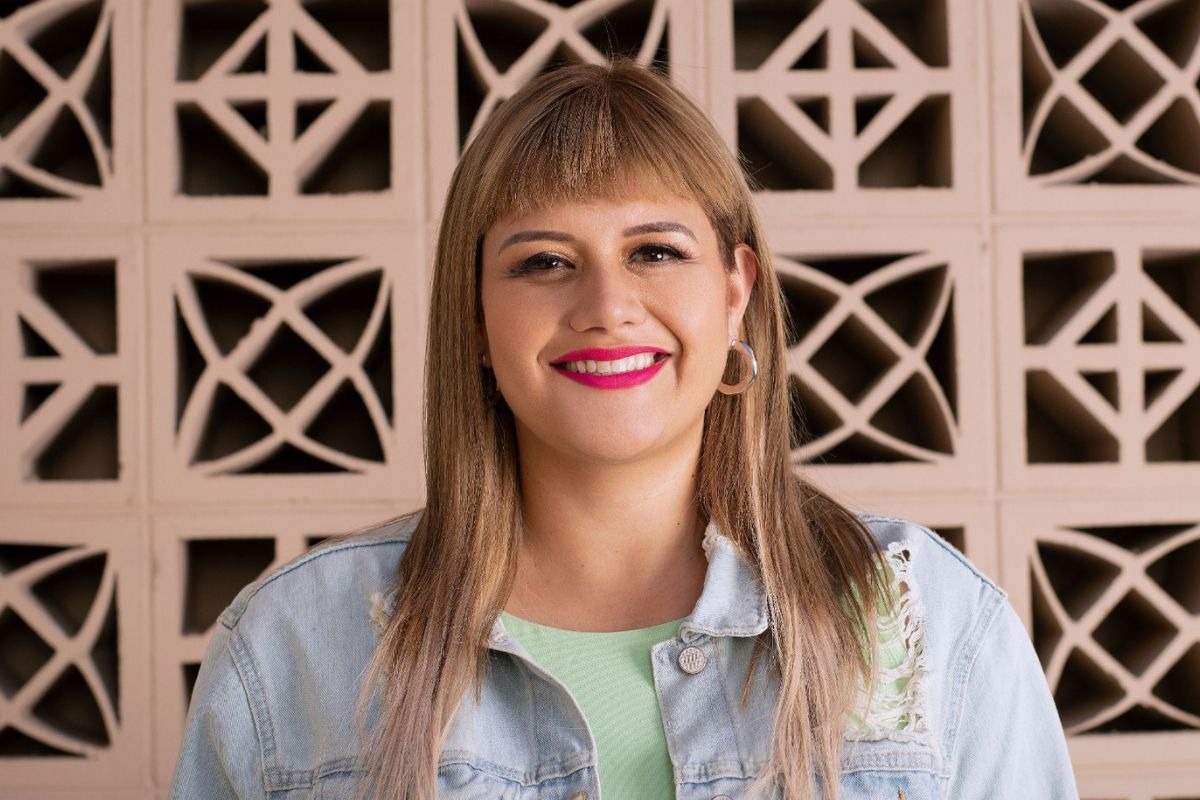 Cantante Marcela Gándara.