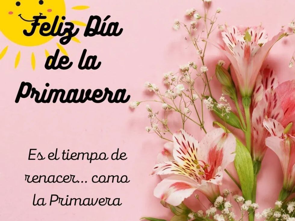 Envía esta tarjeta especial por WhatsApp para celebrar el Día de la primavera (Foto: Canva/Composición: Mix)