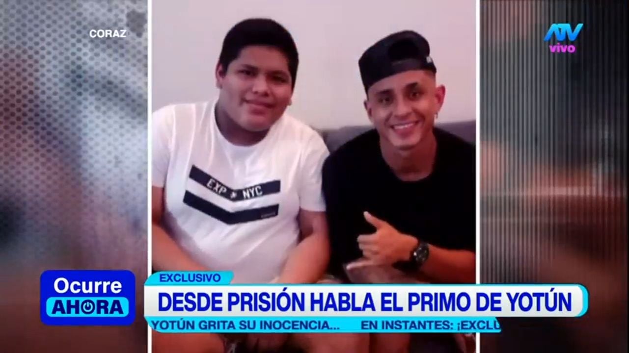 Adir Garcés Flores es primo hermano del futbolista de la selección y Sporting Cristal Yoshimar Yotún. Foto: ATV