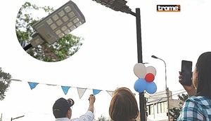 La Victoria: Apuestan por luminarias con paneles solares a fin de ahorrar electricidad y reducir la contaminación