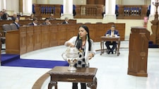 Juntos por el Perú suspende a senadora Silvana Robles acusada de no mostrar su voto en la elección de la Mesa Directiva