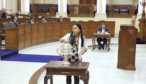 Juntos por el Perú suspende a senadora Silvana Robles acusada de no mostrar su voto en la elección de la Mesa Directiva