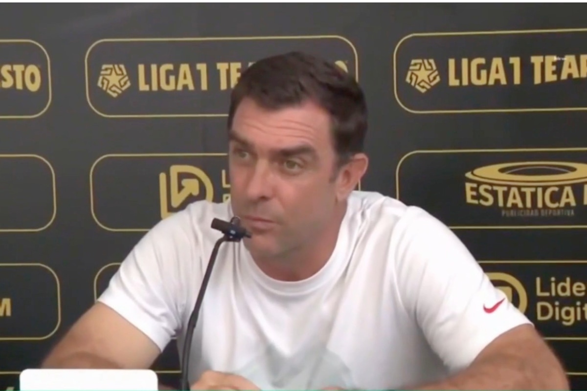 Pablo Guede mostró su disgusto por comentario sobre el gol de Alan Cantero. (Redes sociales)