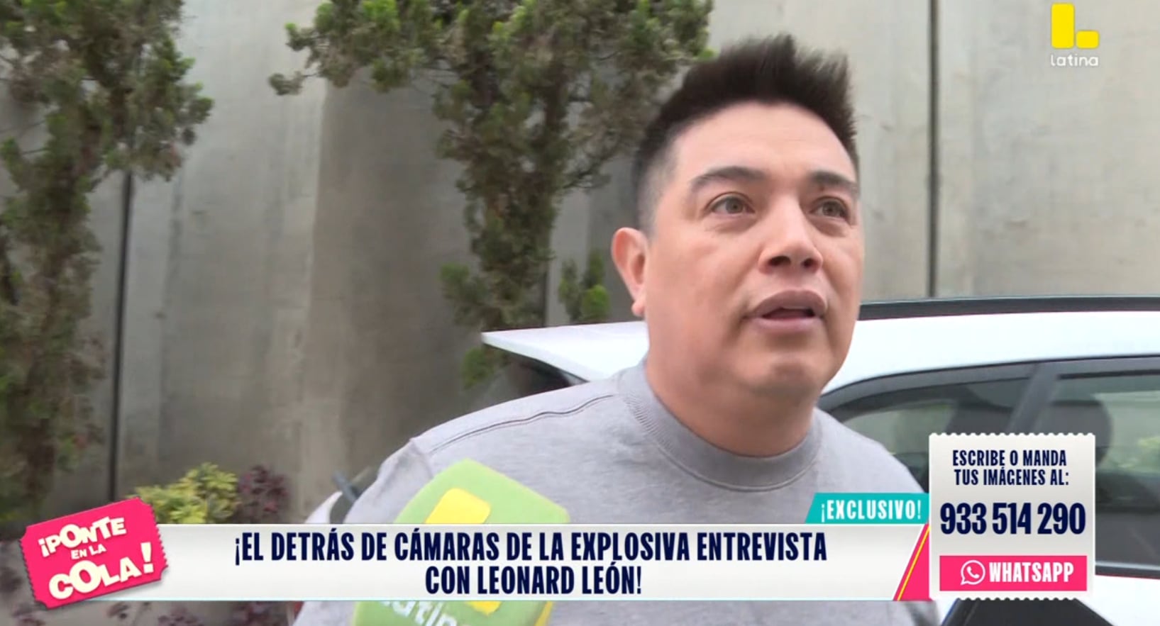 Leonard León asegura que pregunta de Michelle Soifer es tema pasado.