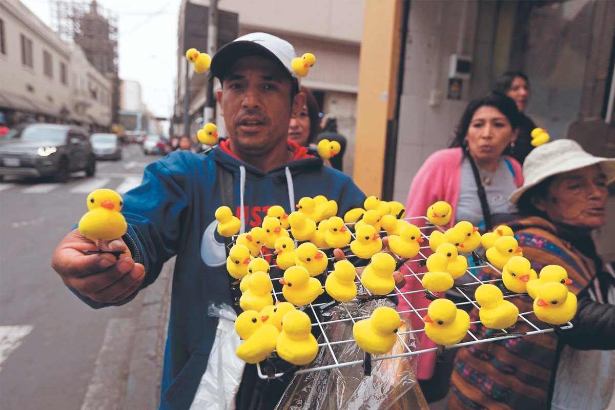 Fiebre de patitos amarillos.