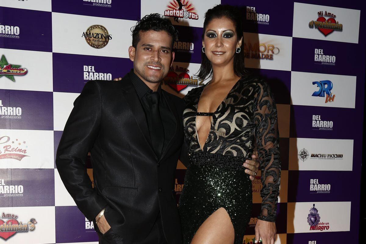 Karla Tarazona y Christian Domínguez cuando tenían una relación. (@gec)