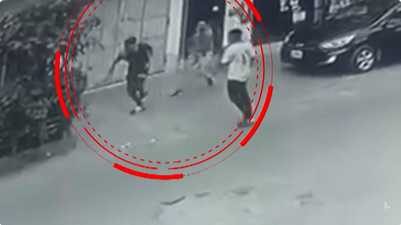 Las cámaras captaron el salvaje crimen ocurrido entre Los Olivos y San Martín de Porres. Foto: Latina