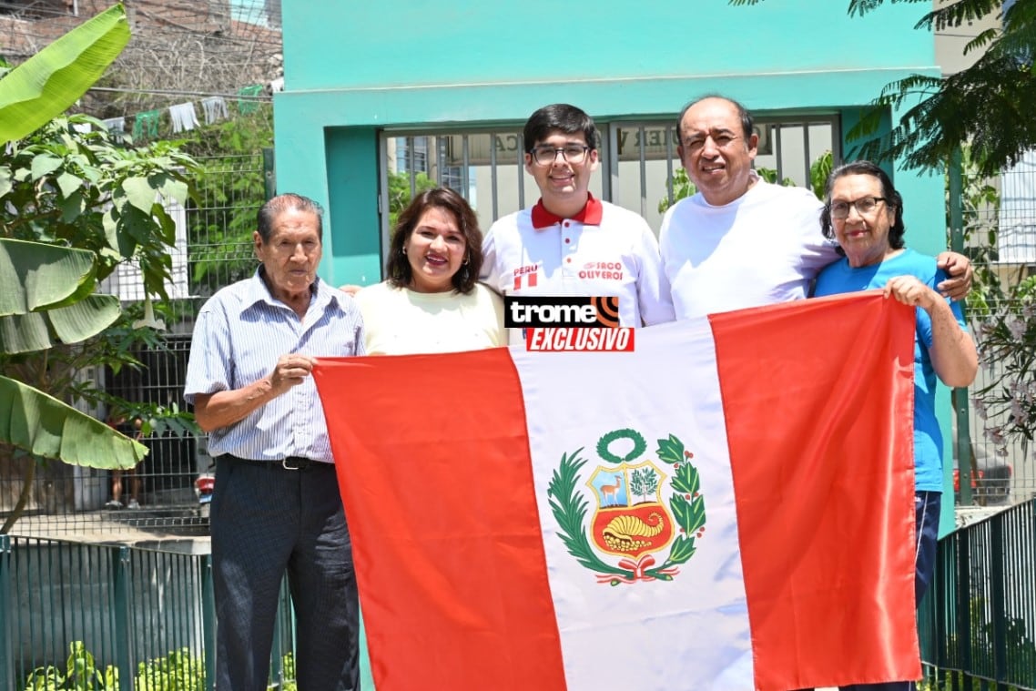 Sebastián Lozada vive en Villa El Salvador y tendrá que dejar a su familia para estudiar en el MIT donde ha sido becado. (Entrevista y Composición foto: Isabel Medina / Trome).