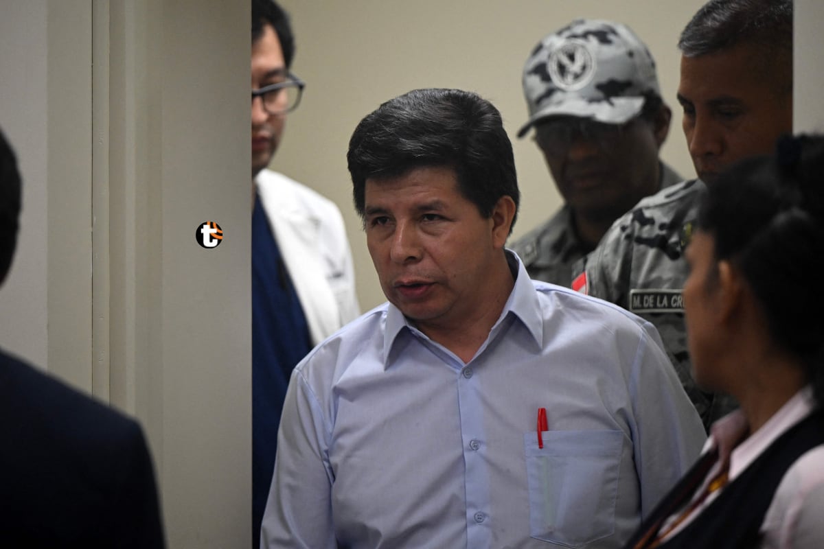 Pedro Castillo se encuentra recluido en el penal de la Diroes. (@gec)
