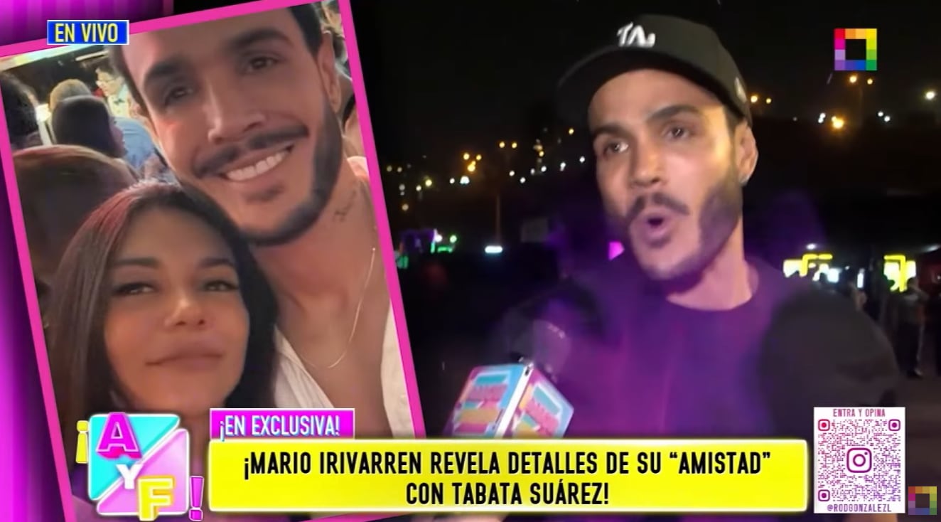 Mario Irivarren fue abordado por las cámaras de ‘Amor y fuego’ durante el concierto de Black Eyed Peas.