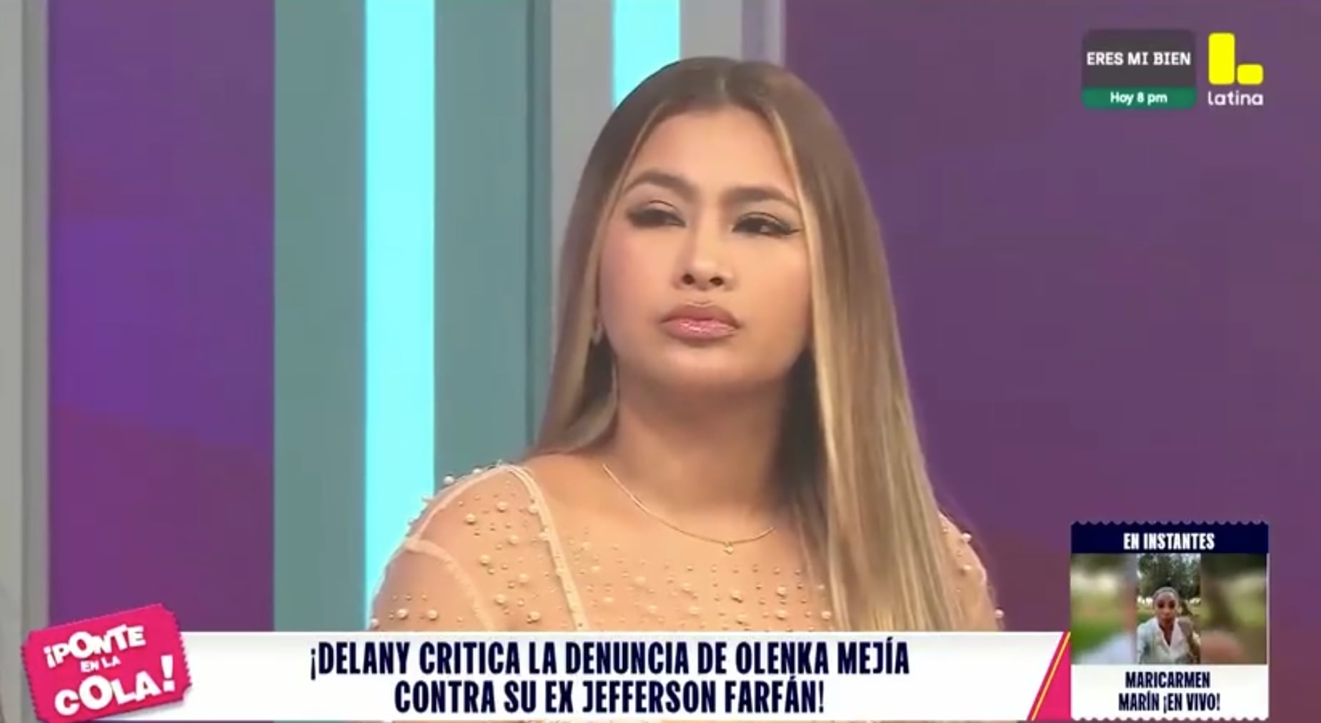 Joven habla sobre la demanda de Olenka contra Farfán. (Foto: Latina - Ponte en la cola)