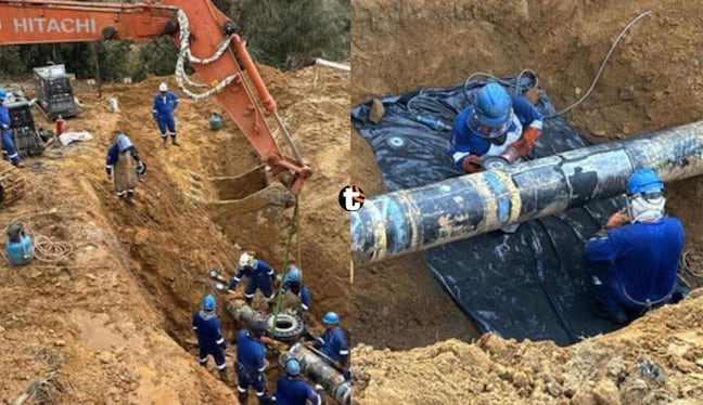 TGP reporta más del 50% de avance en reparación de ducto