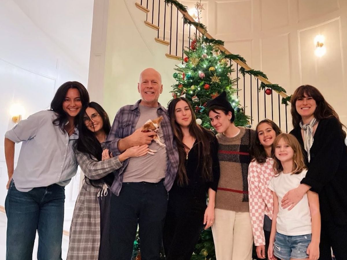 Demi Moore y su familia apoya a Bruce Willis en su enfermedad (Foto: Demi Moore/Instagram)