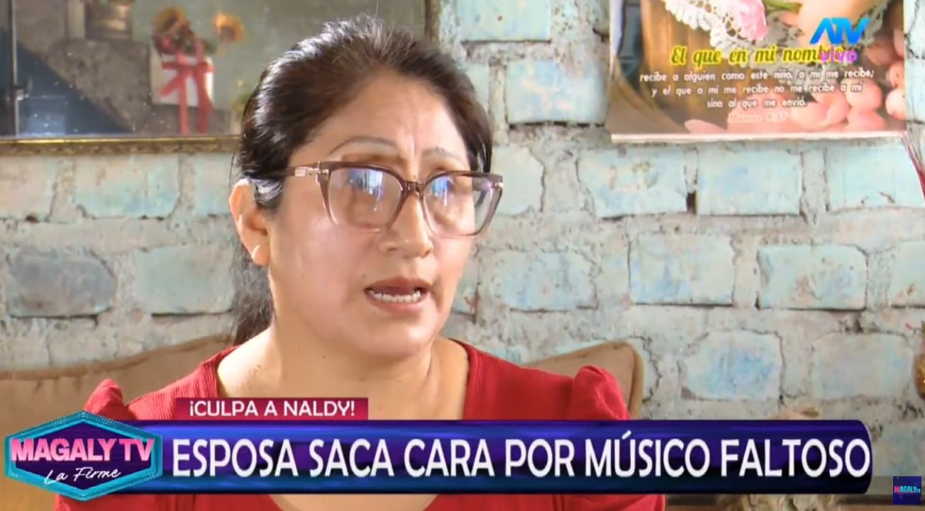 Esposa de César Sánchez rompe su silencio y lanza fuerte acusación contra Naldy Saldaña.
