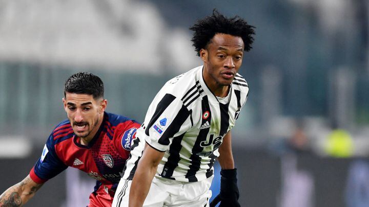 Juan Guillermo Cuadrado es titular inamovible en Juventus y lleva seis partidos solo en este 2022 (Foto: AFP)