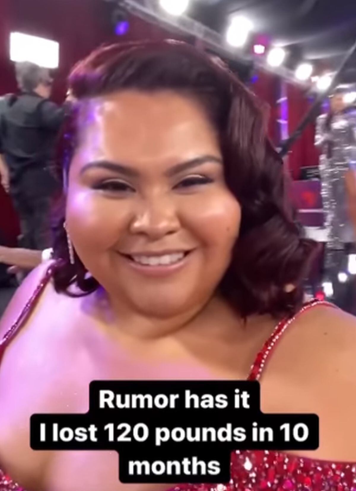 Imágenes de cómo lucía la actriz antes de la intervención quirúrgica (Foto: Gisella Aboumrad / Instagram)