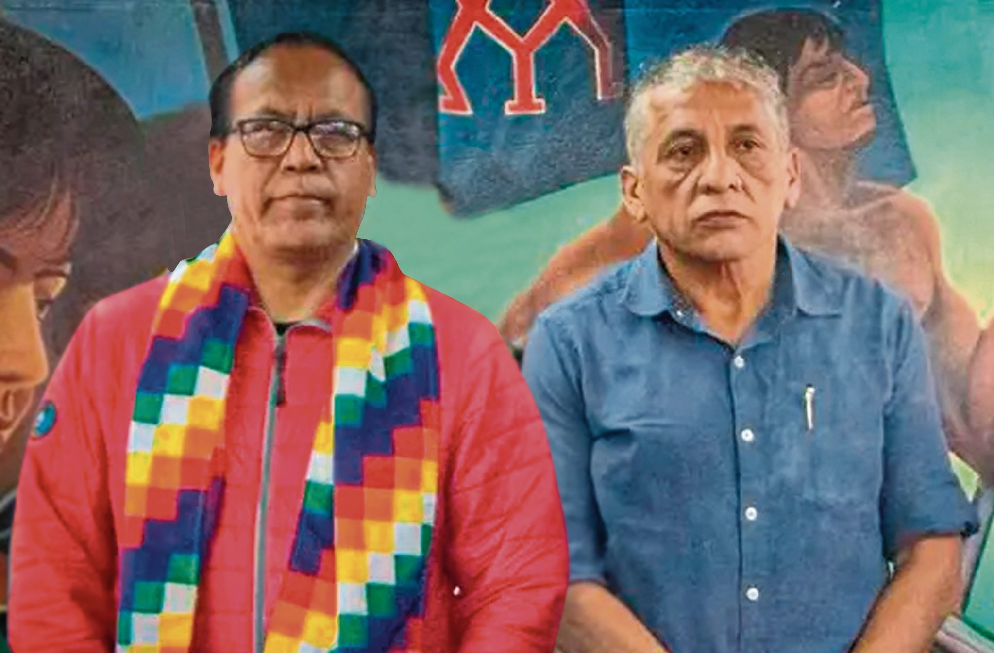 Roberto Sánchez y Antauro Humala