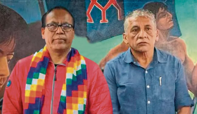 Roberto Sánchez y Antauro Humala